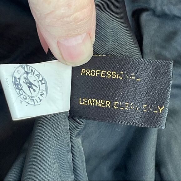 ADLER SOVEREIGN Black Leather 80s CROPPED LEATHER Jacket. - Picture 13 of 15